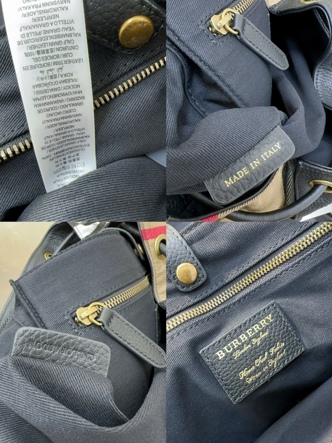 Burberry Basic Bag Cow Leather