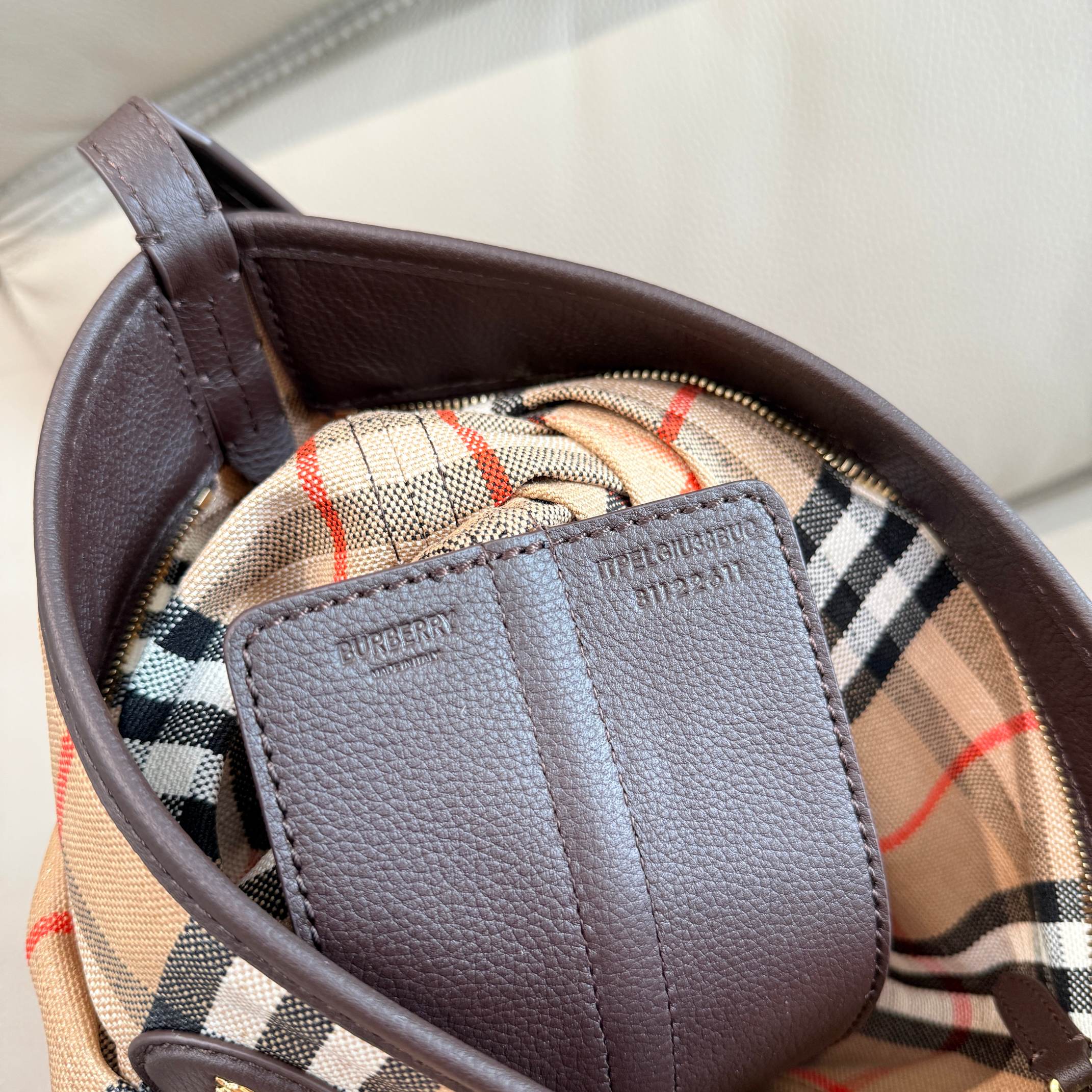 Burberry Tote Bag Cow Leather 31cm