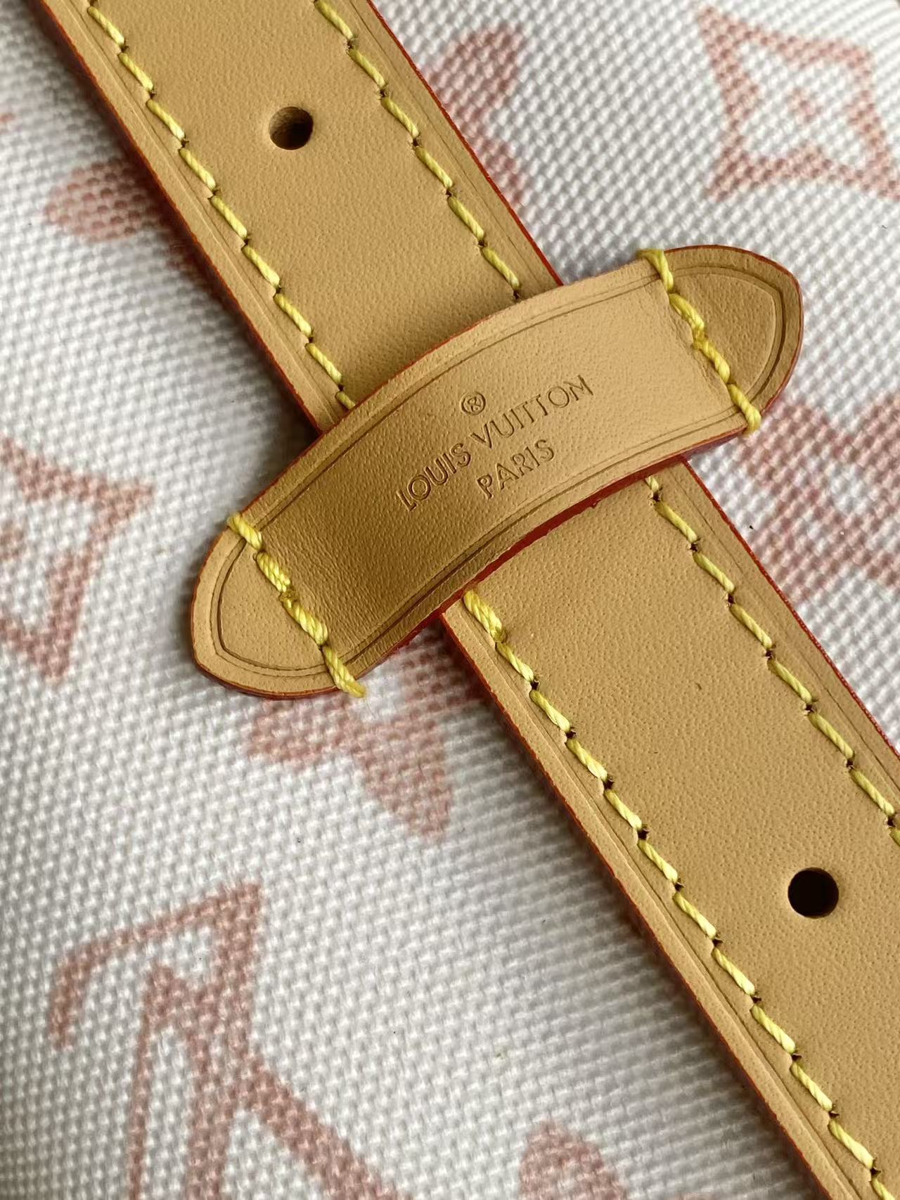 Louis Vuitton Clutch Bag Canvas Blue M-l