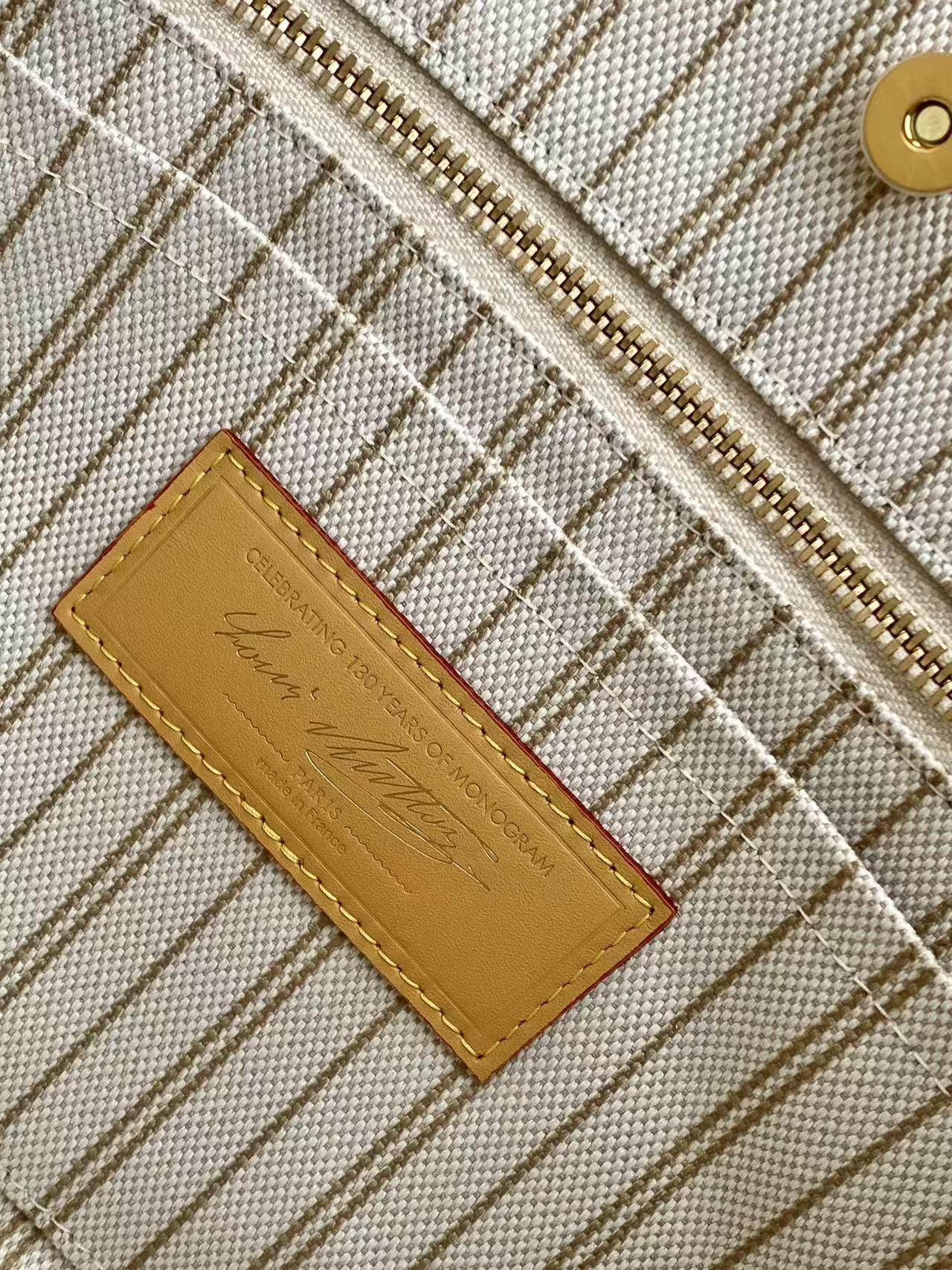 Louis Vuitton Clutch Bag Canvas Blue M-l