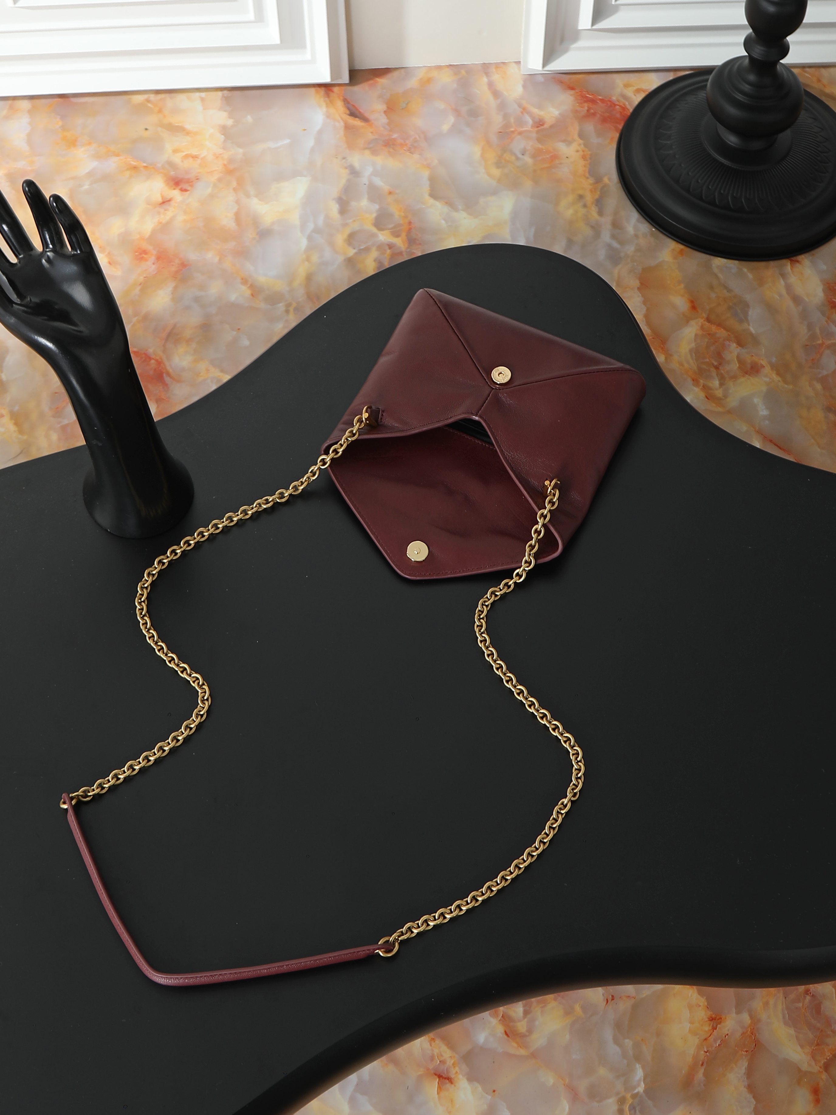 Clutch Bag Sheepskin M-l-s