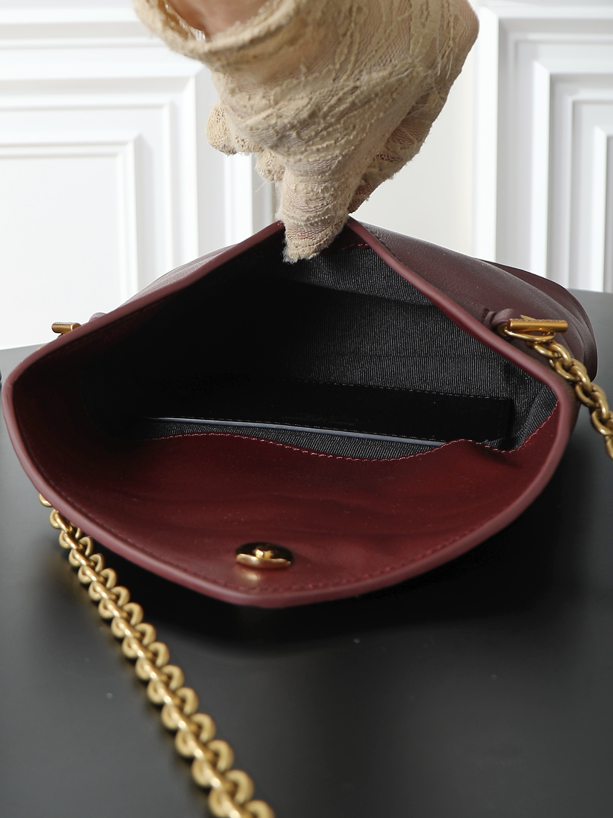 Clutch Bag Sheepskin M-l-s