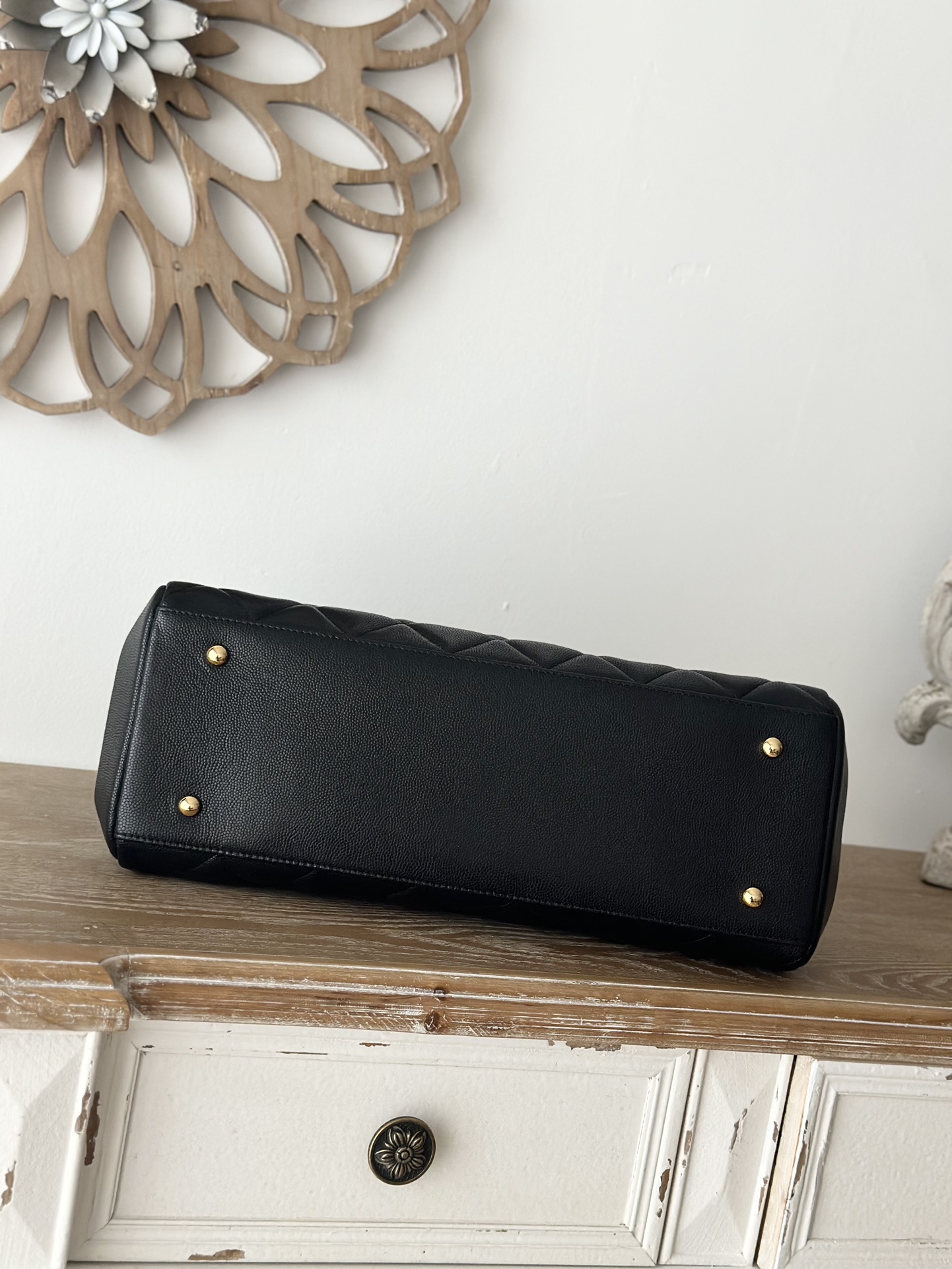 Chanel Basic Bag Cow Leather Black L