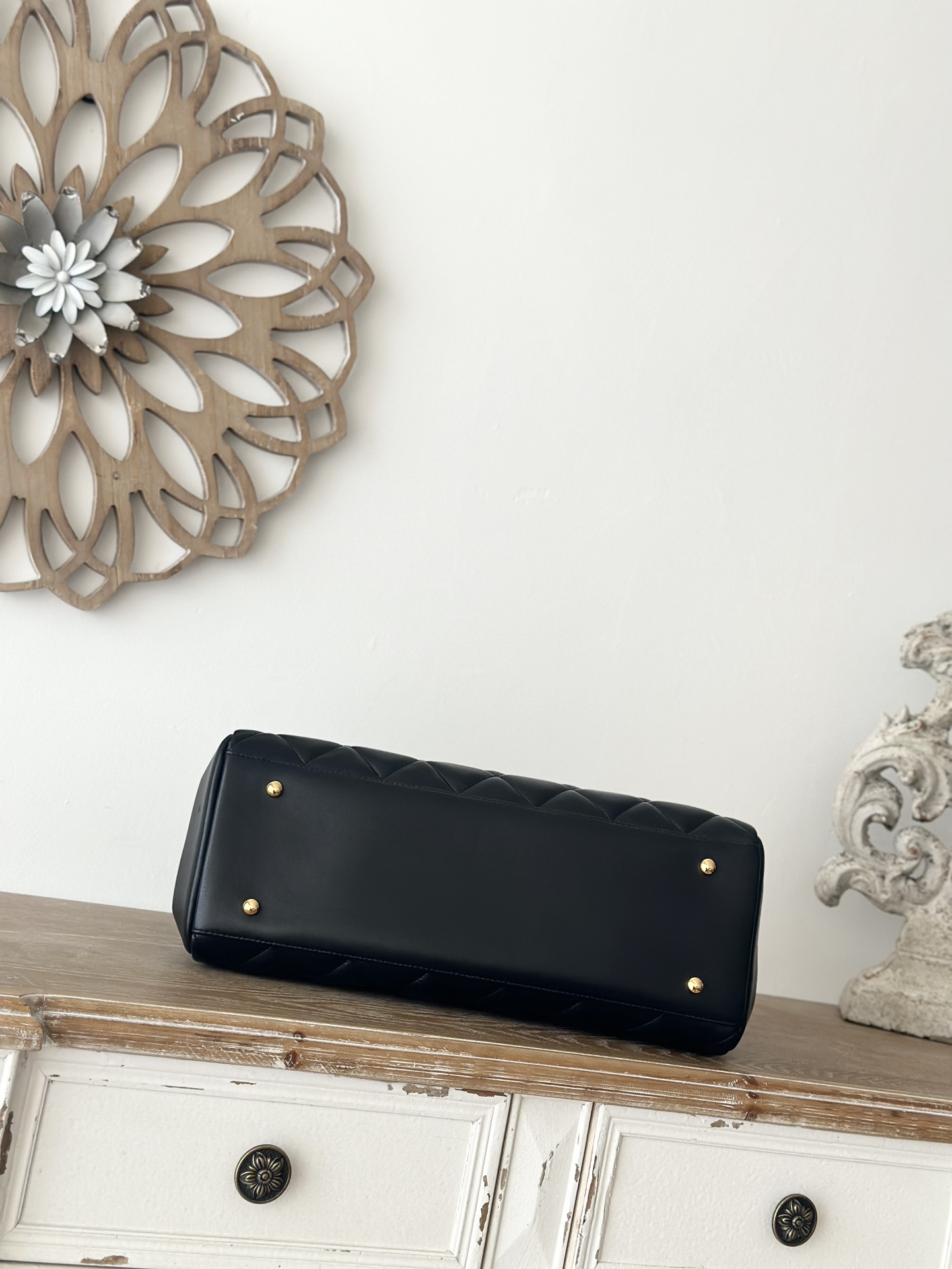 Chanel Basic Bag Cow Leather Black L