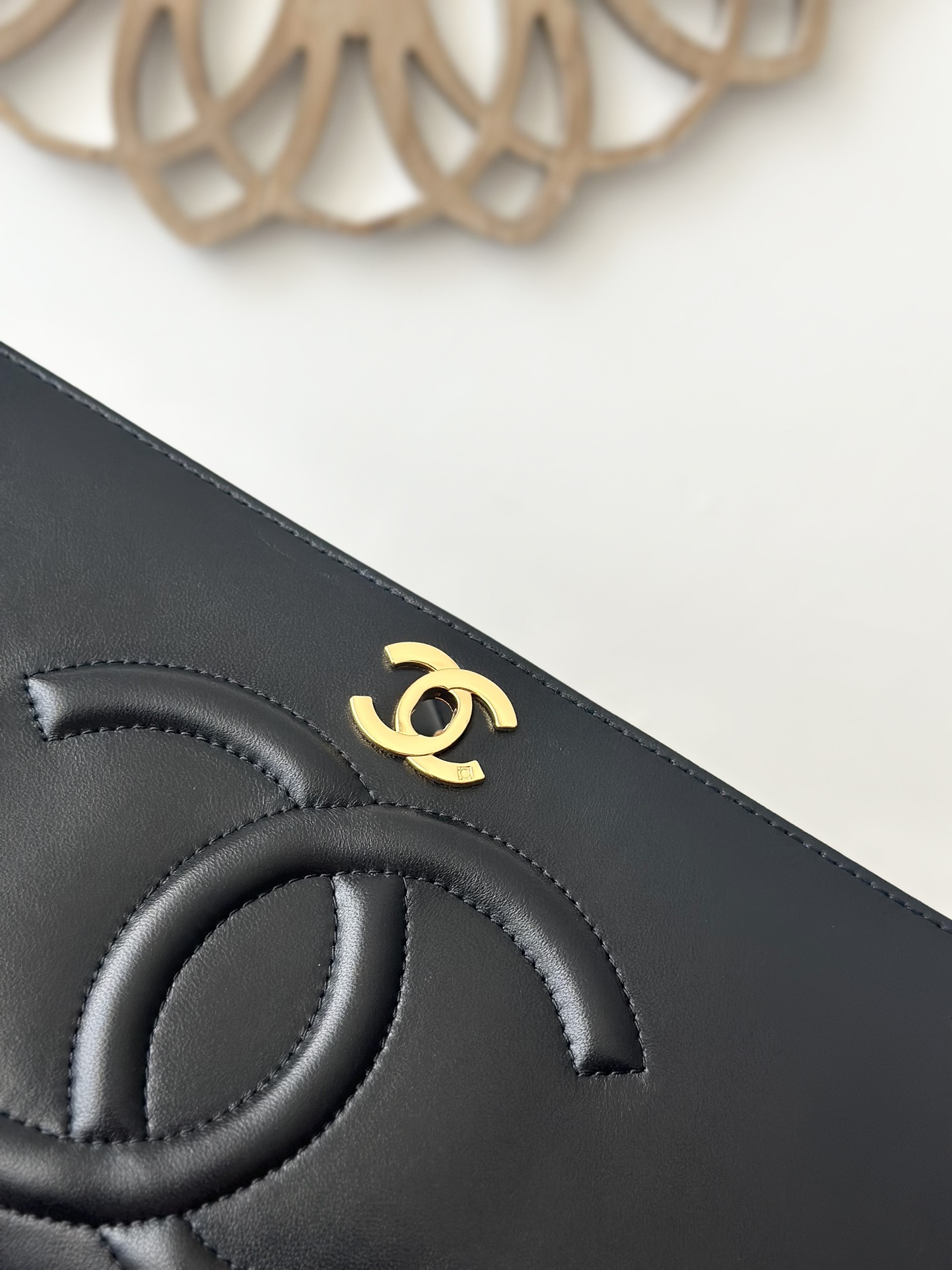 Chanel Basic Bag Cow Leather Black L