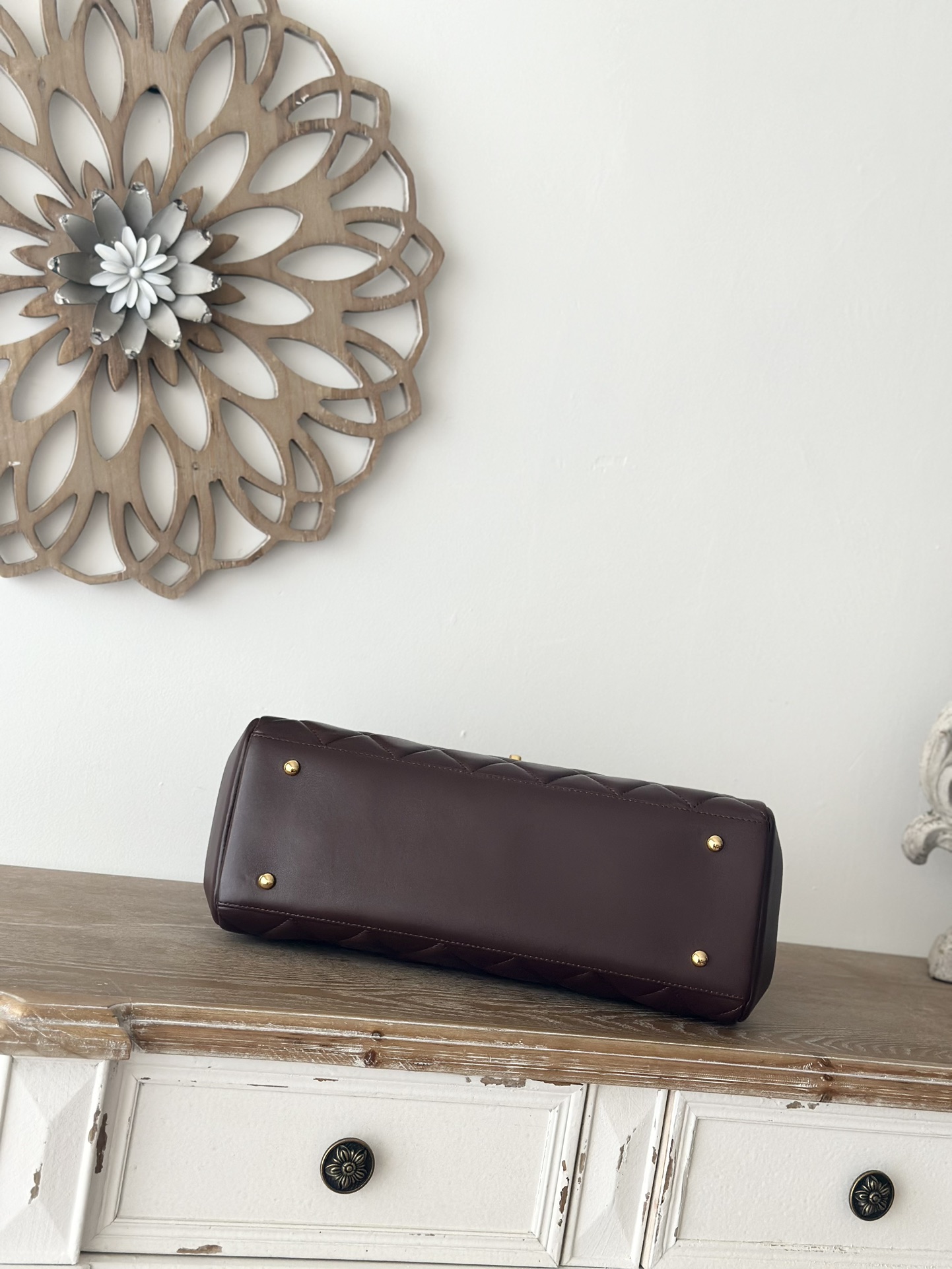 Chanel Basic Bag Cow Leather Brown L