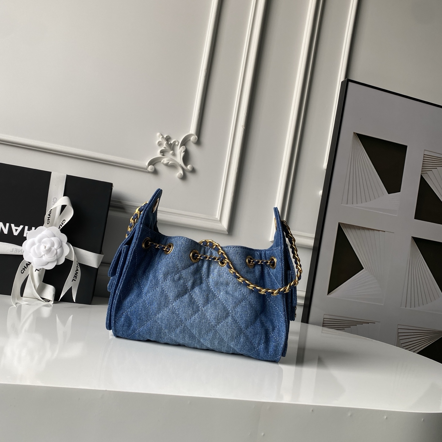 Chanel Basic Bag Gold M-l-s