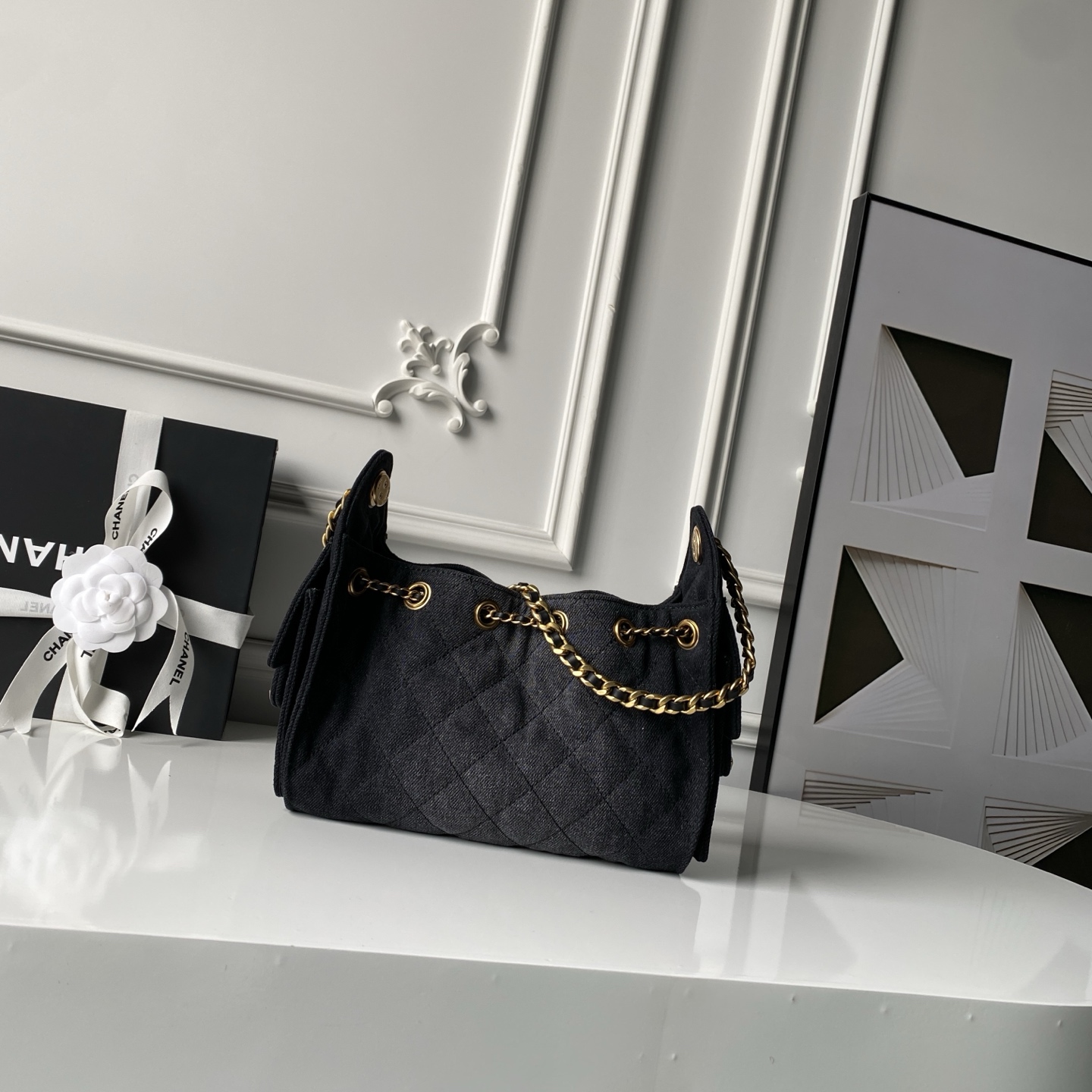 Chanel Basic Bag Gold M-l-s