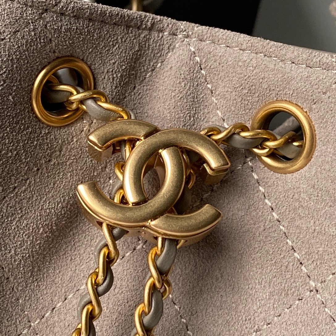 Chanel Basic Bag Gold 14cm-l-s