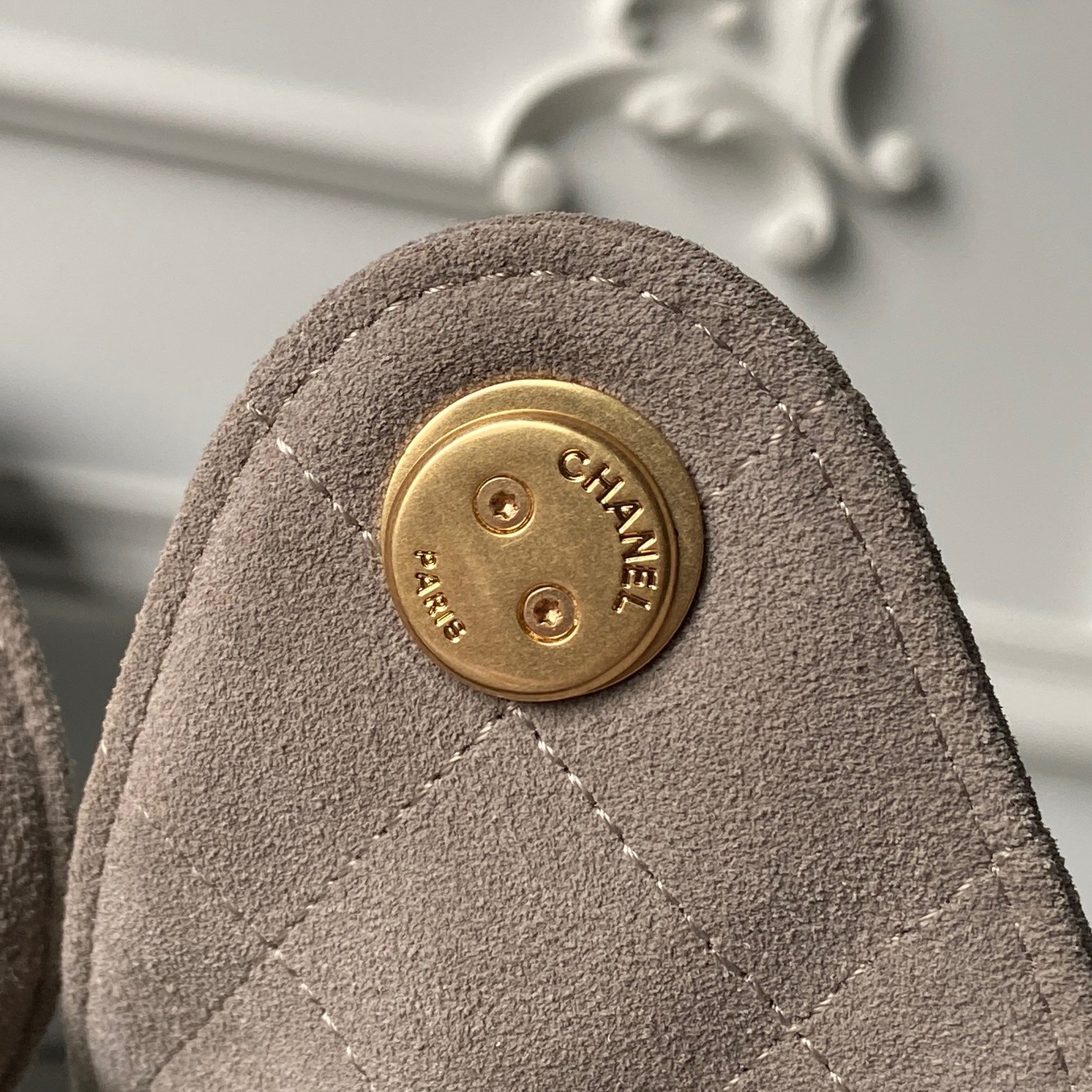 Chanel Basic Bag Gold 14cm-l-s