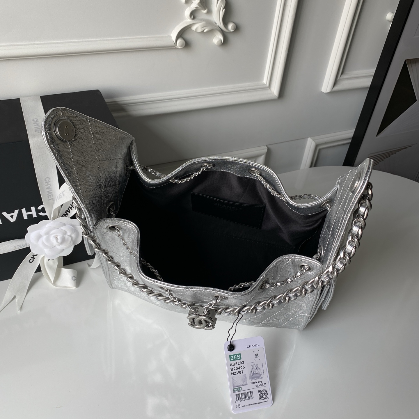 Chanel Basic Bag Gold 14cm-l-s