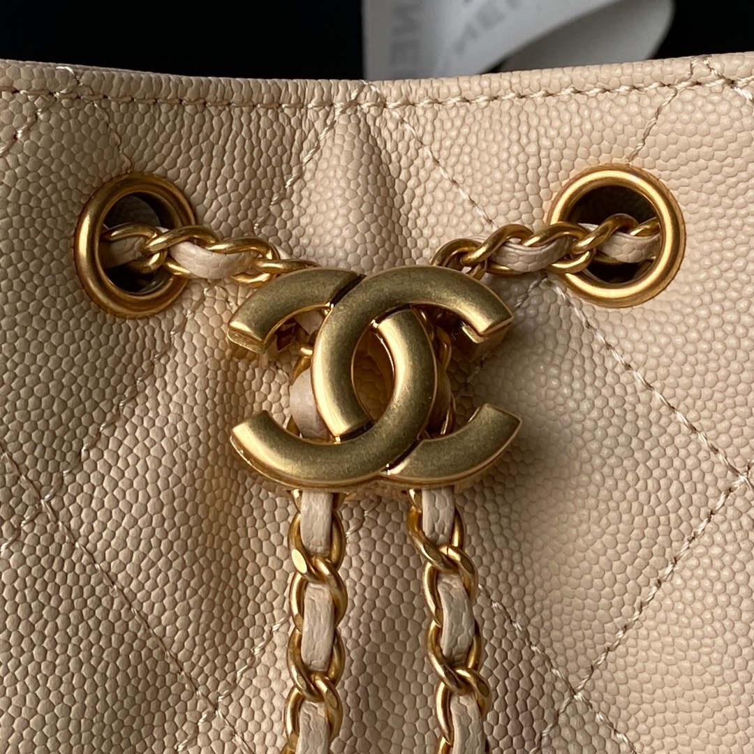 Chanel Basic Bag Gold 14cm-l-s