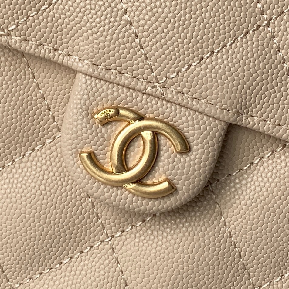 Chanel Basic Bag Gold 14cm-l-s