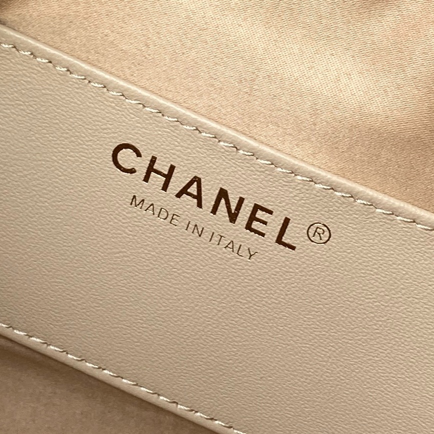 Chanel Basic Bag Gold 14cm-l-s