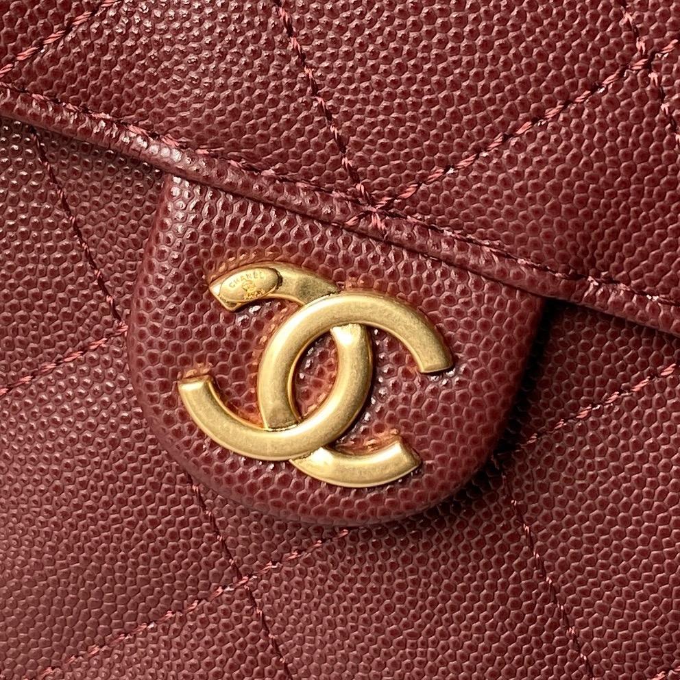 Chanel Basic Bag Gold 14cm-l-s