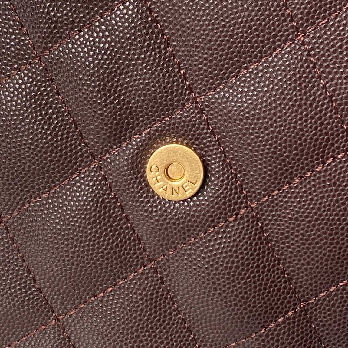 Chanel Basic Bag Gold 14cm-l-s