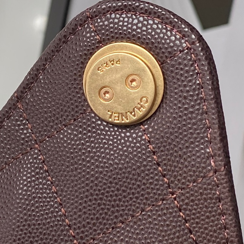 Chanel Basic Bag Gold 14cm-l-s