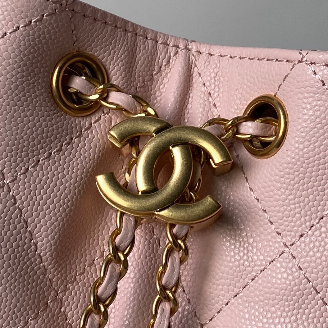 Chanel Basic Bag Gold 14cm-l-s