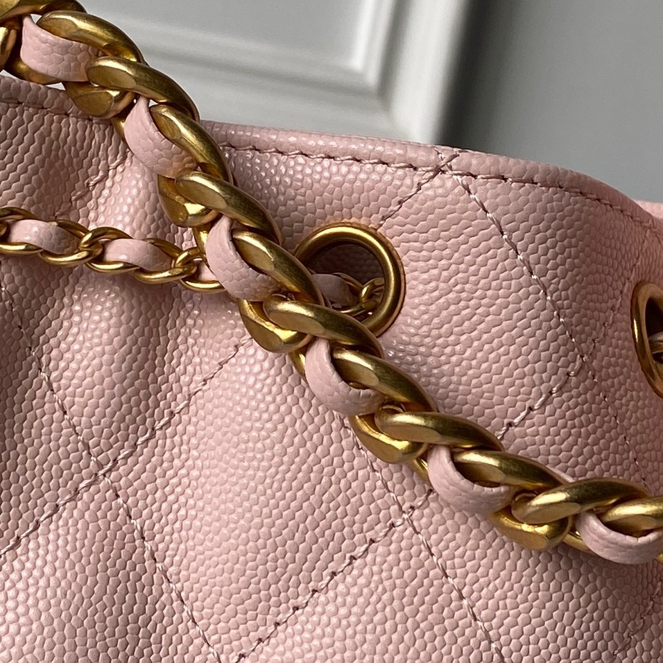 Chanel Basic Bag Gold 14cm-l-s