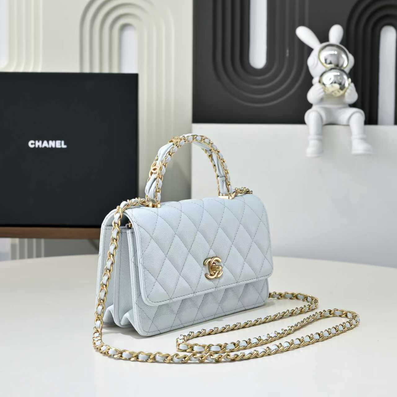 Chanel Basic Bag Cow Leather M-l