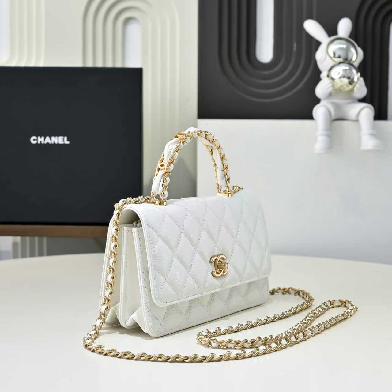 Chanel Basic Bag Cow Leather M-l