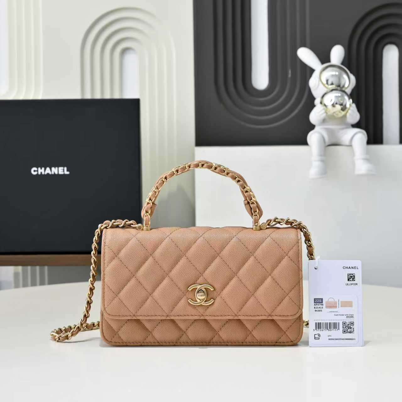 Chanel Basic Bag Cow Leather M-l