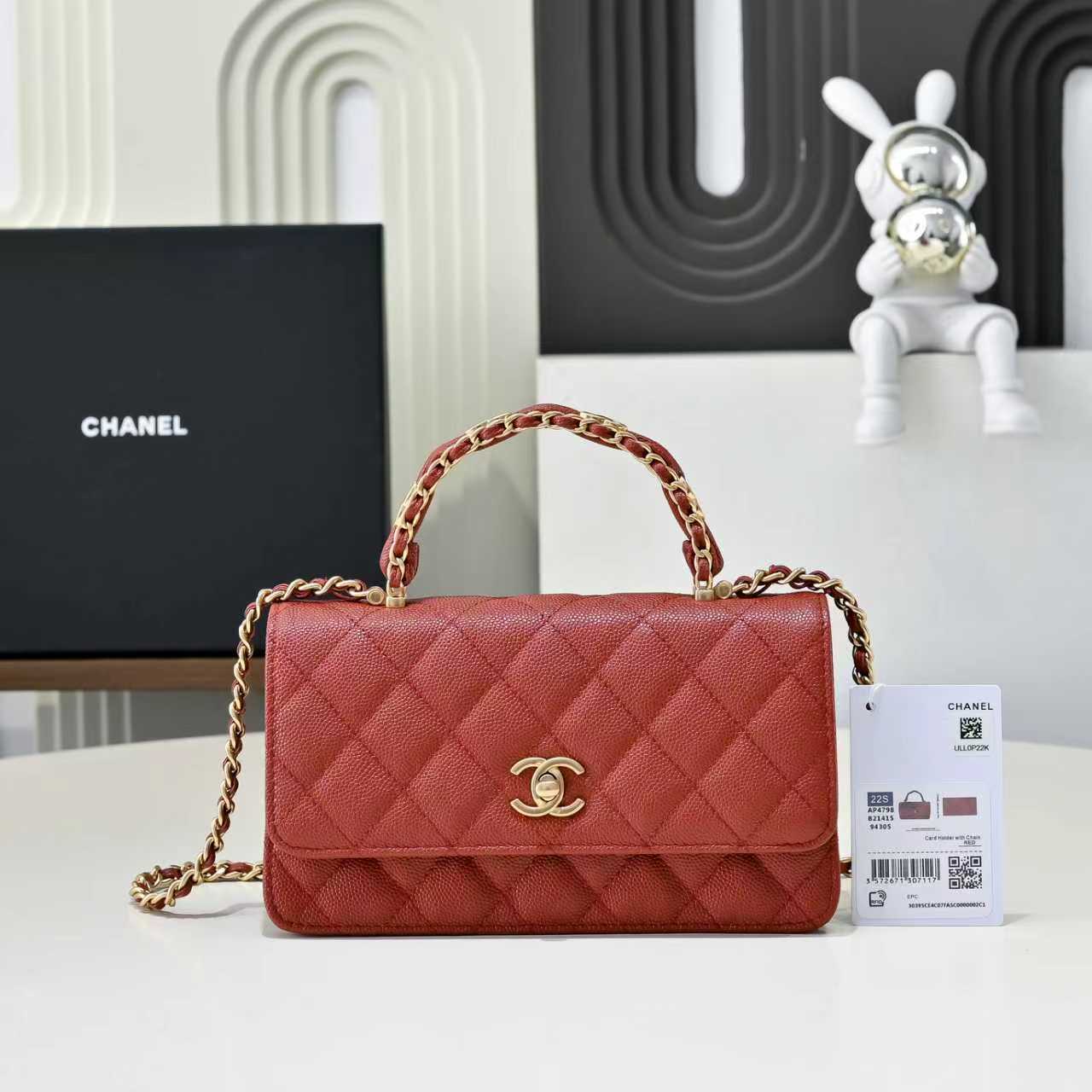 Chanel Basic Bag Cow Leather M-l