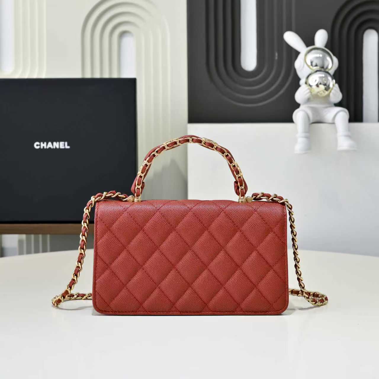 Chanel Basic Bag Cow Leather M-l