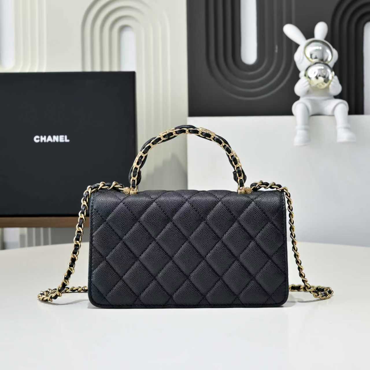 Chanel Basic Bag Cow Leather M-l