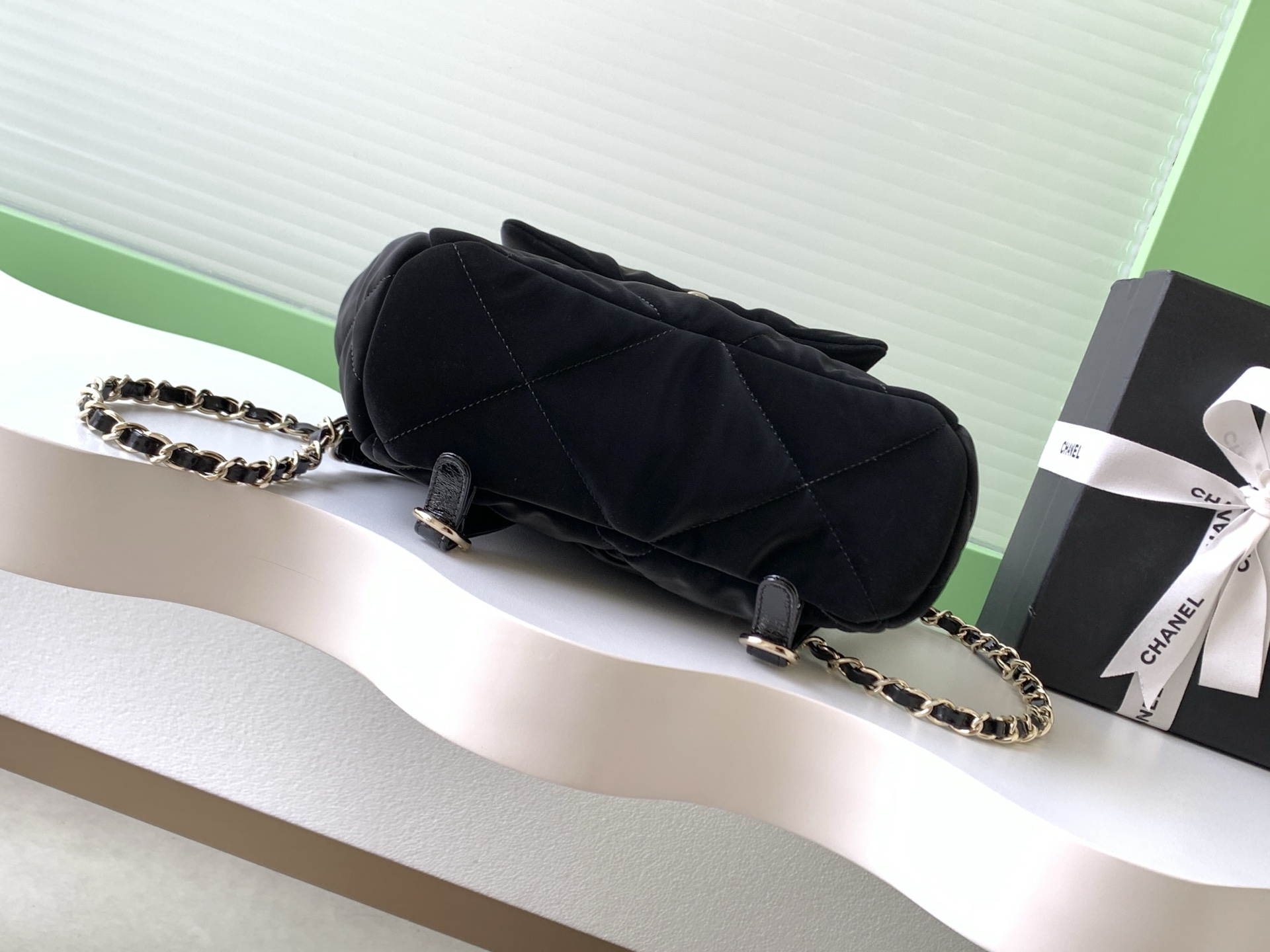 Chanel Backpack Black L-s