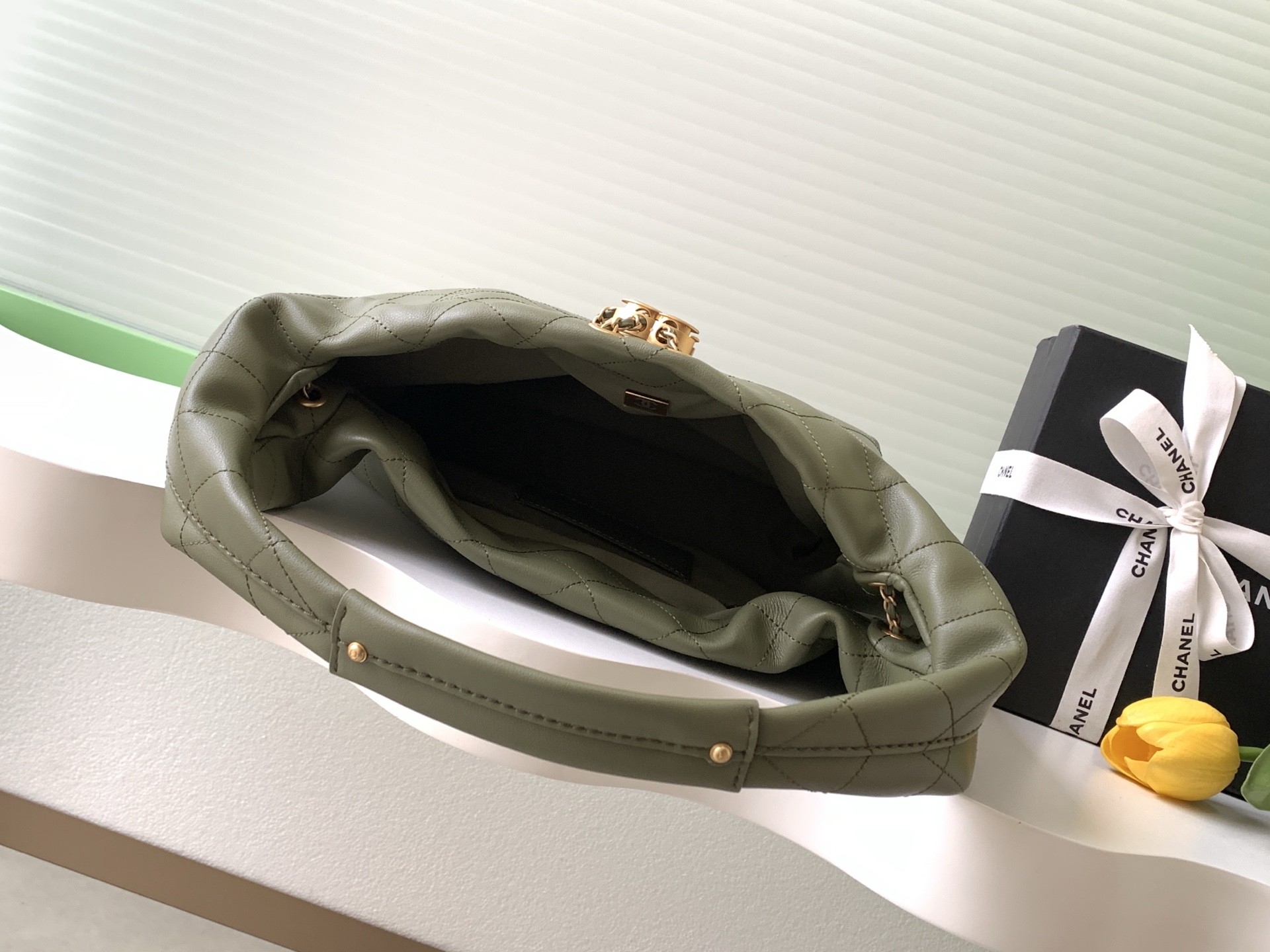 Chanel Basic Bag Cow Leather L-s