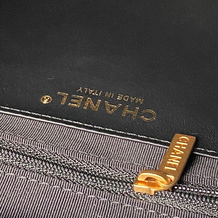 Chanel Tote Bag Cow Leather L-s