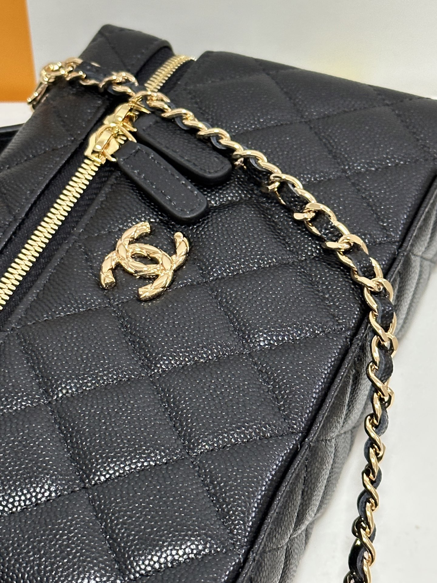 Chanel Basic Bag Cow Leather M-l-s