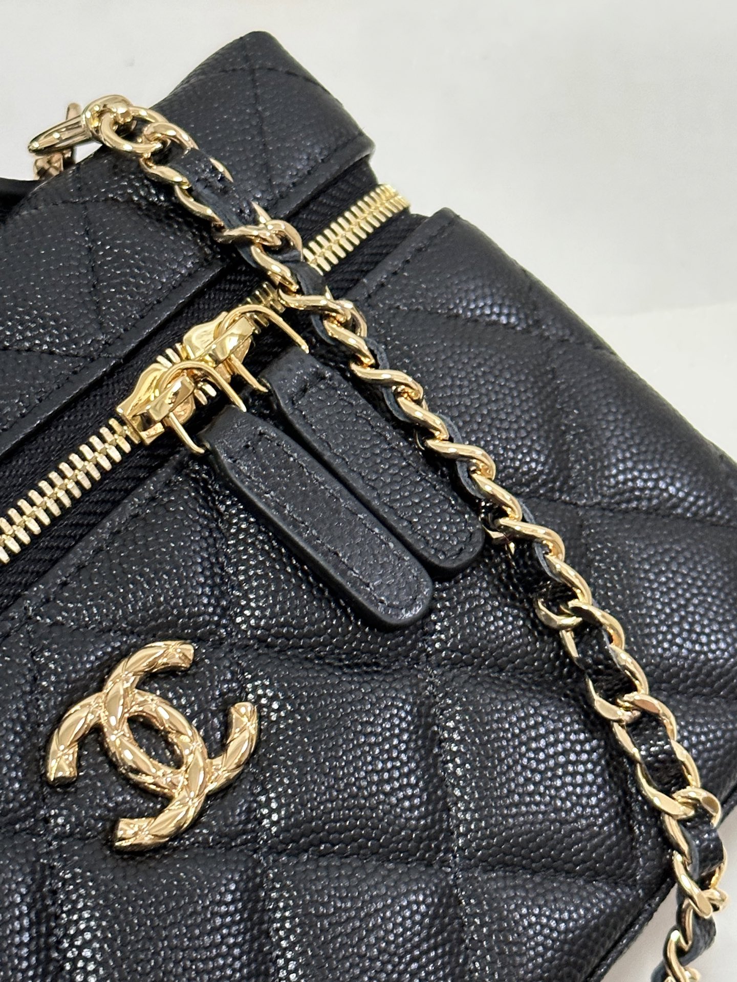 Chanel Basic Bag Cow Leather M-l-s