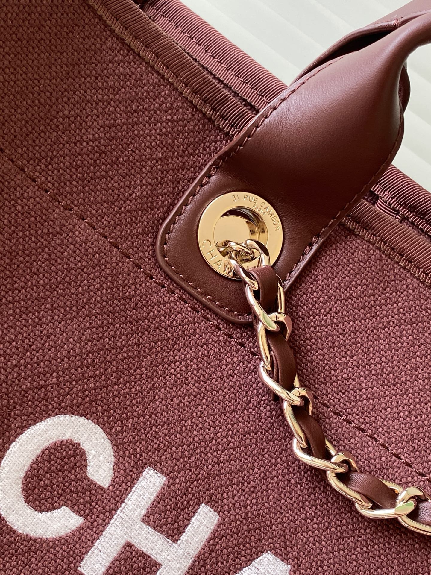 Chanel Tote Bag Cow Leather 38cm-l