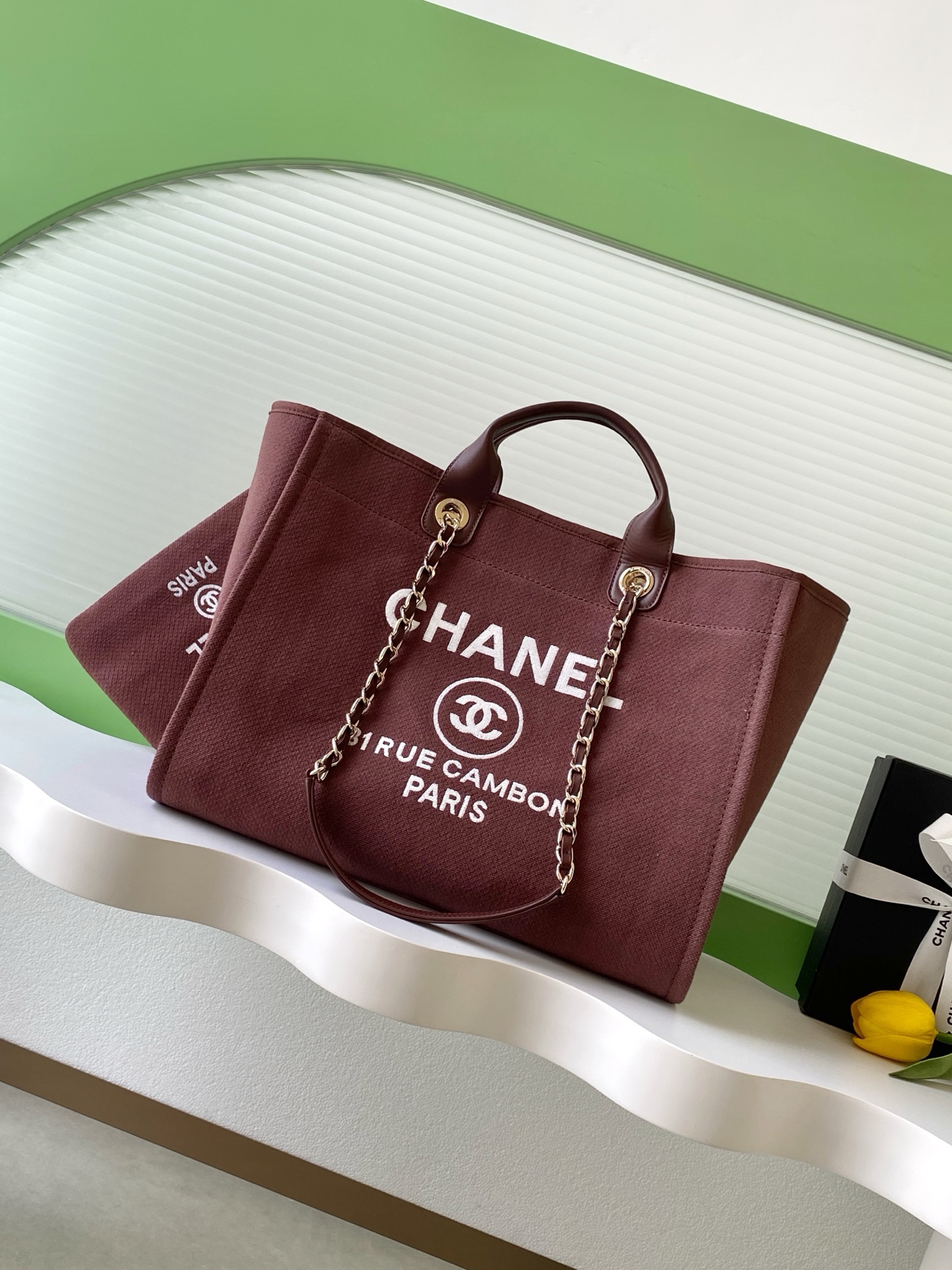 Chanel Tote Bag Cow Leather 38cm-l