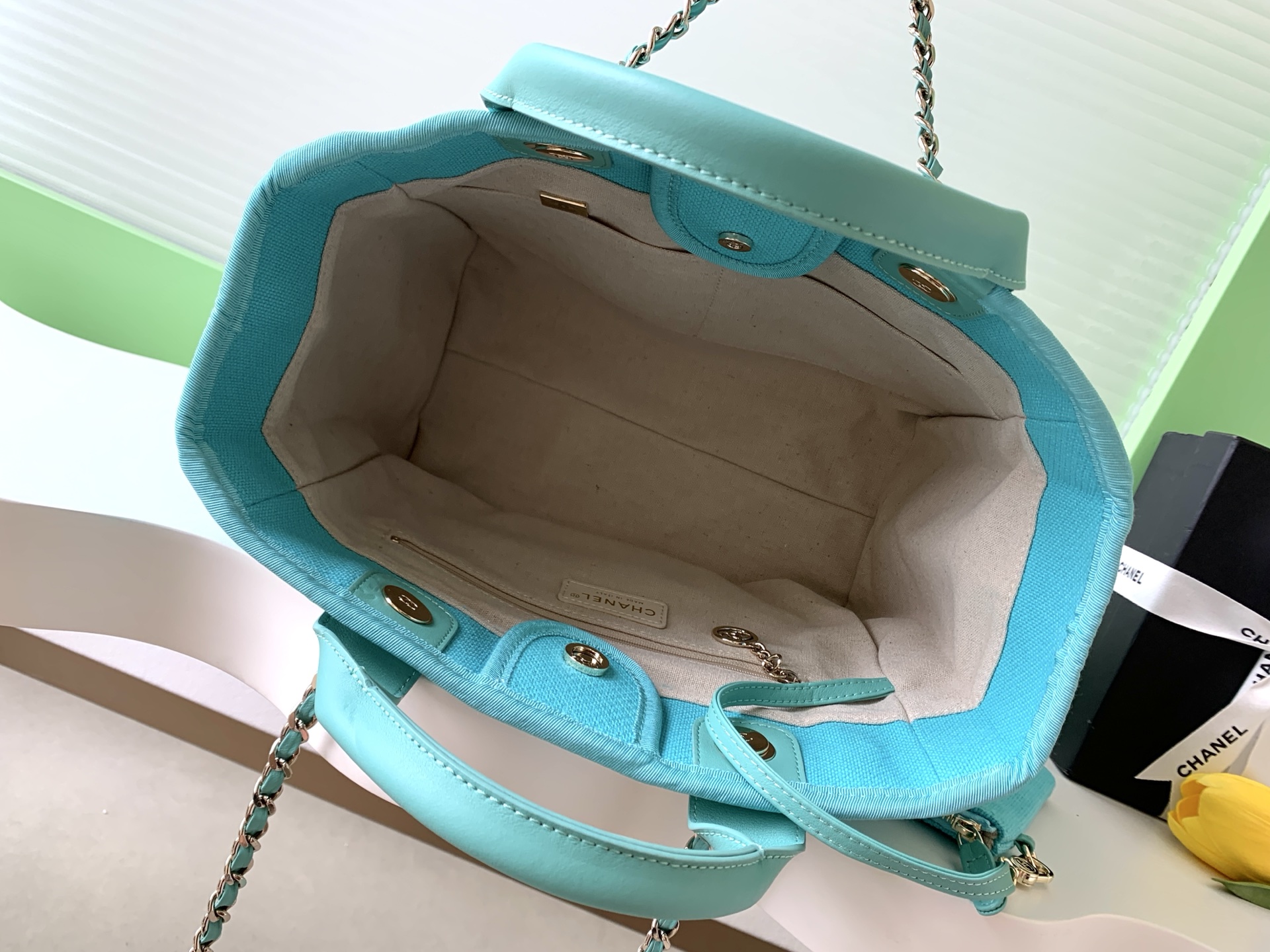 Chanel Tote Bag Cow Leather 33cm-l-s