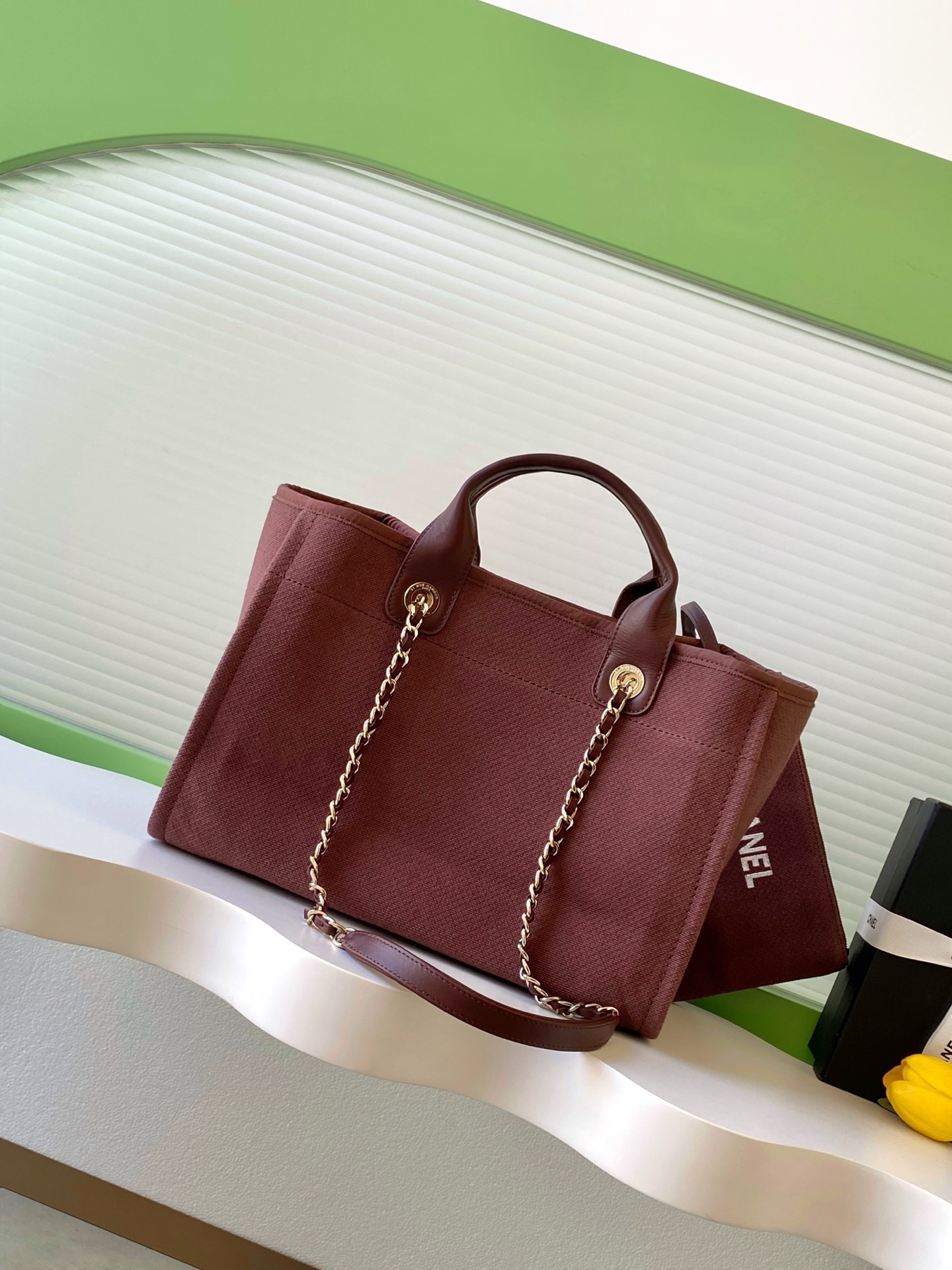 Chanel Tote Bag Cow Leather 33cm-l-s