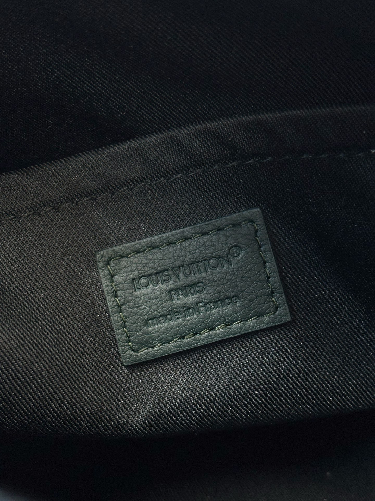 Louis Vuitton Basic Bag Cow Leather Green 15cm-m-l-s