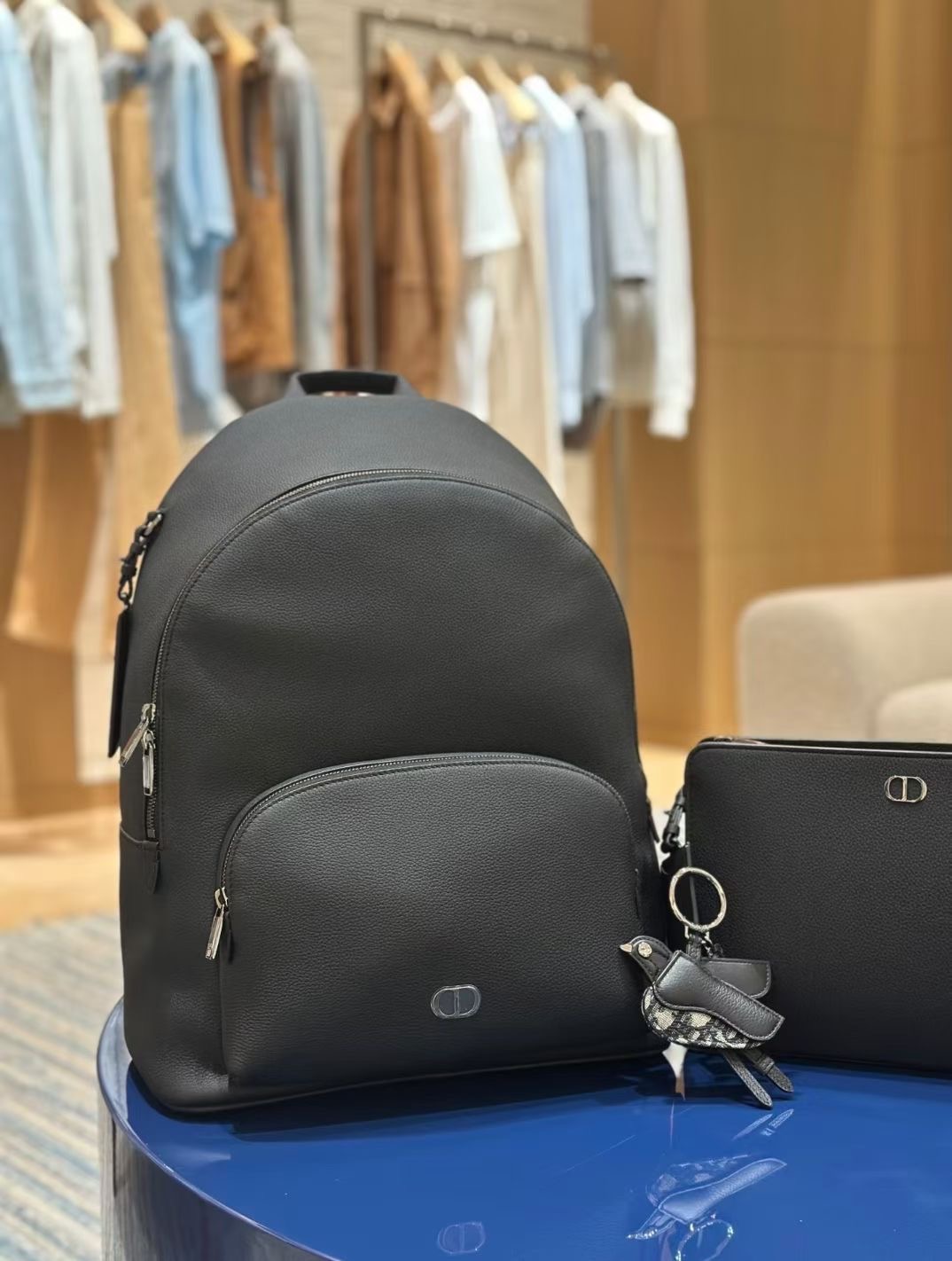 Dior Male Backpack Cow Leather