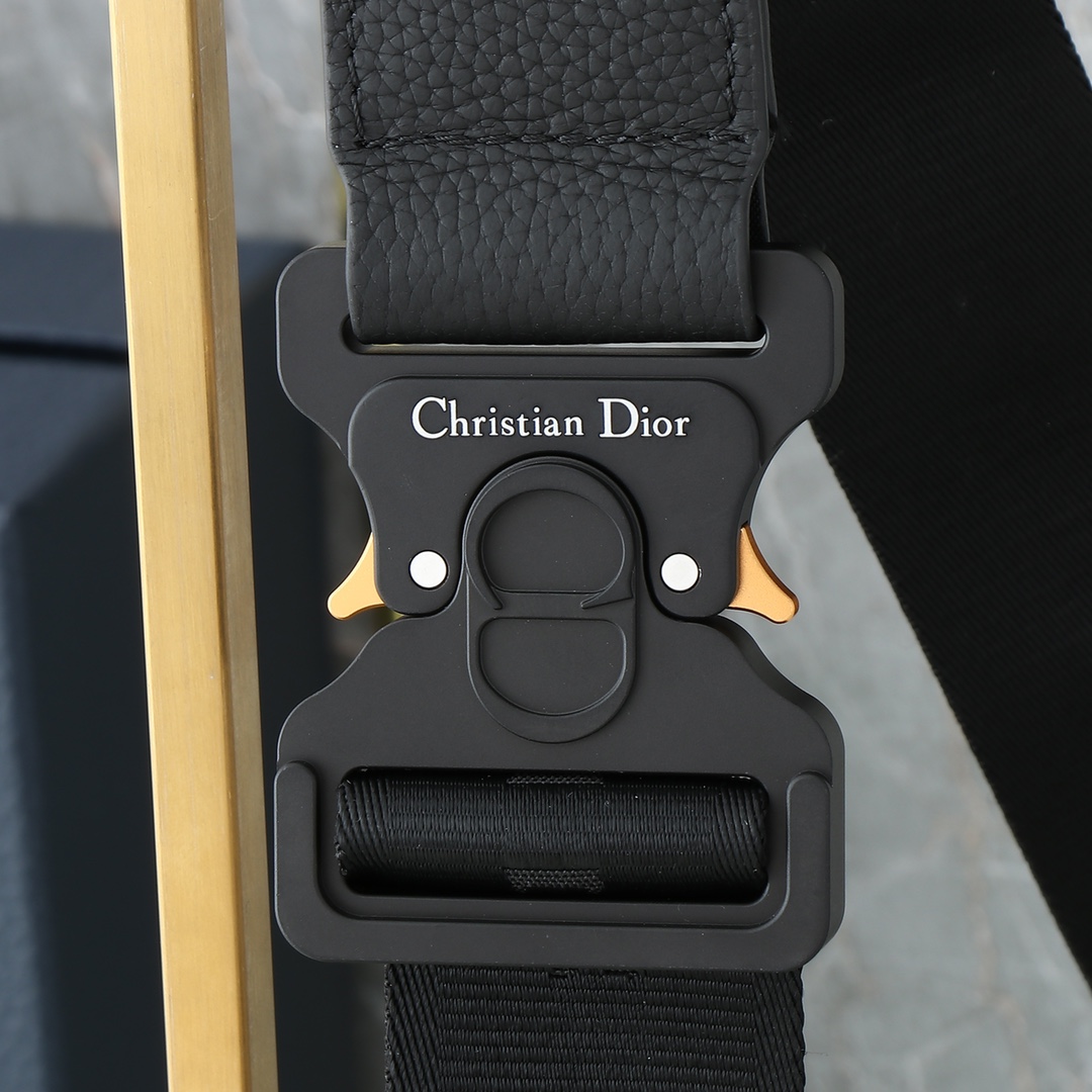 Dior Male Basic Bag Cow Leather Black L-s