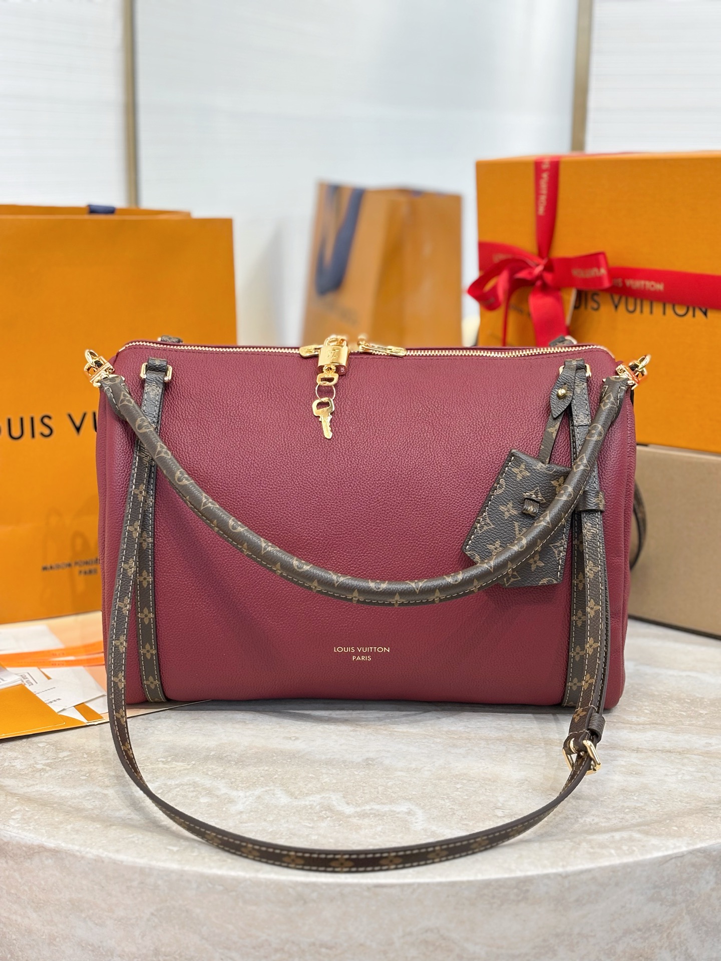 Louis Vuitton Basic Bag Cow Leather M-s