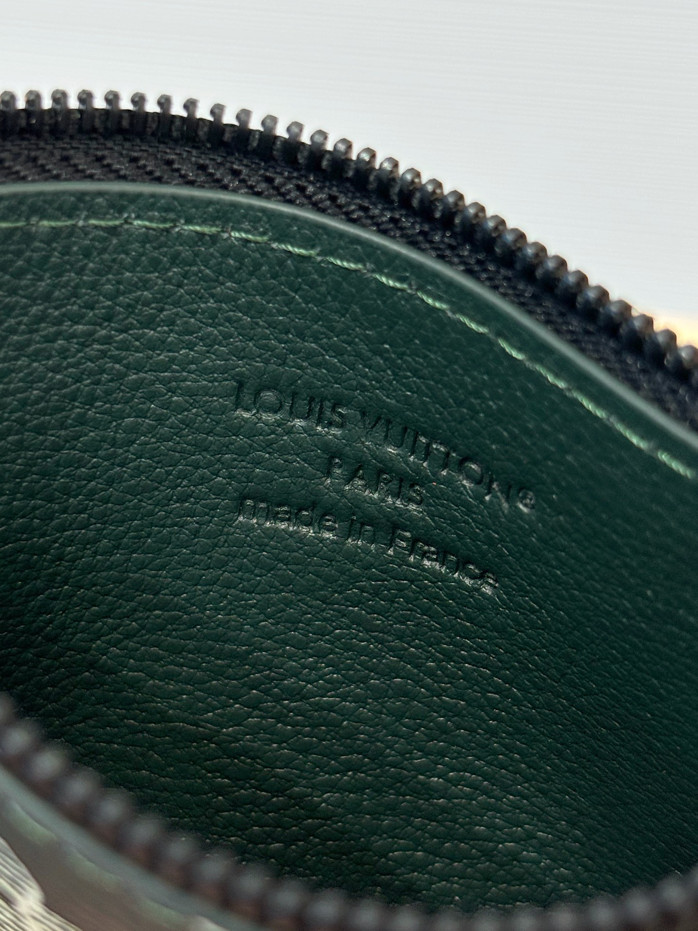 Louis Vuitton Basic Bag Cow Leather Green M-s