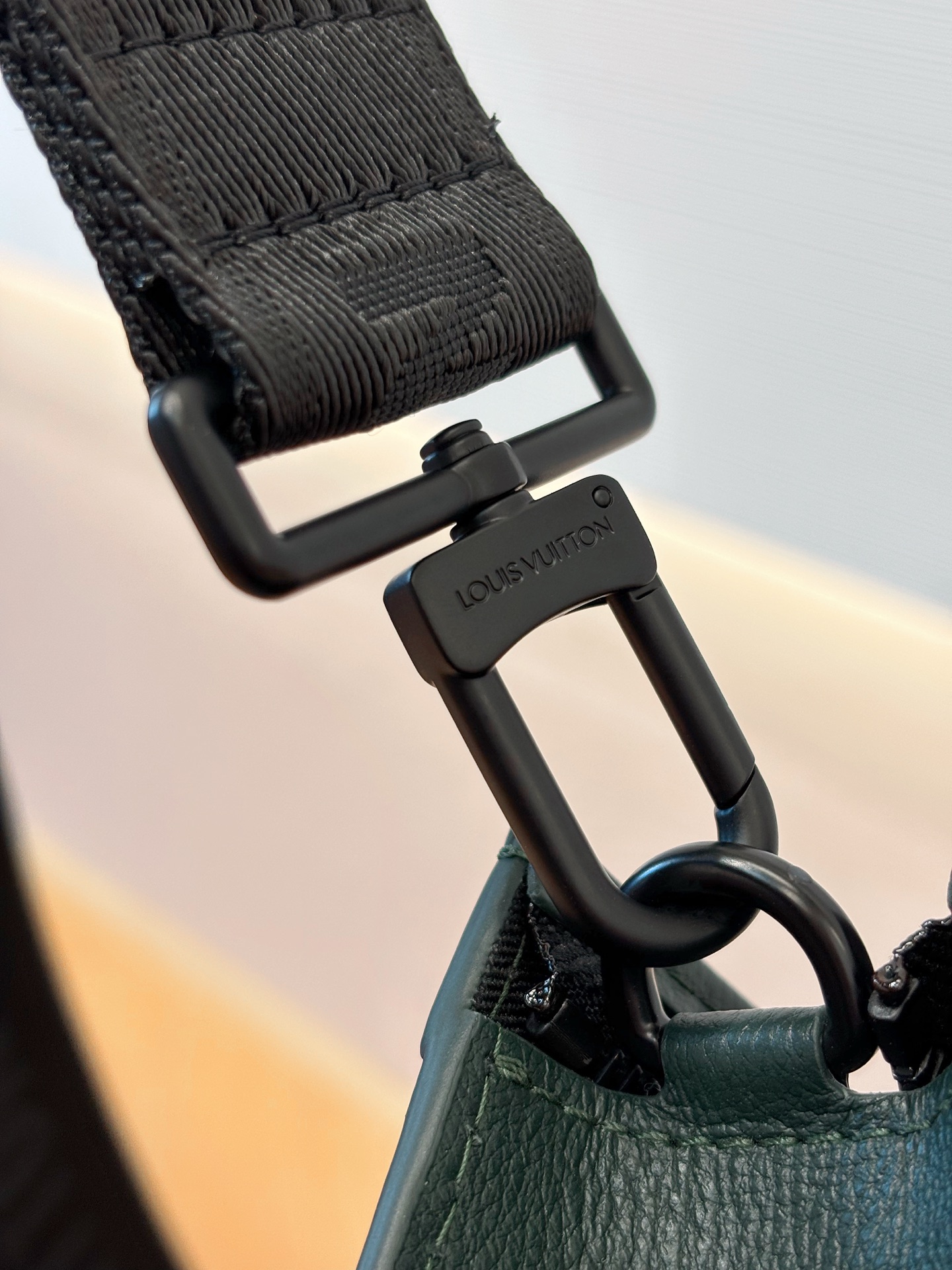 Louis Vuitton Basic Bag Cow Leather Green M-s