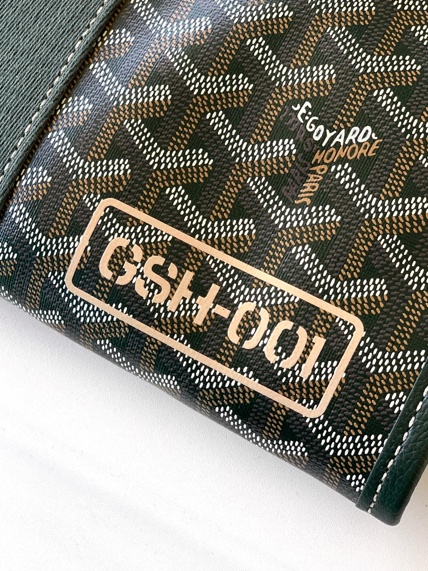 Goyard Tote Bag Canvas Green M-l