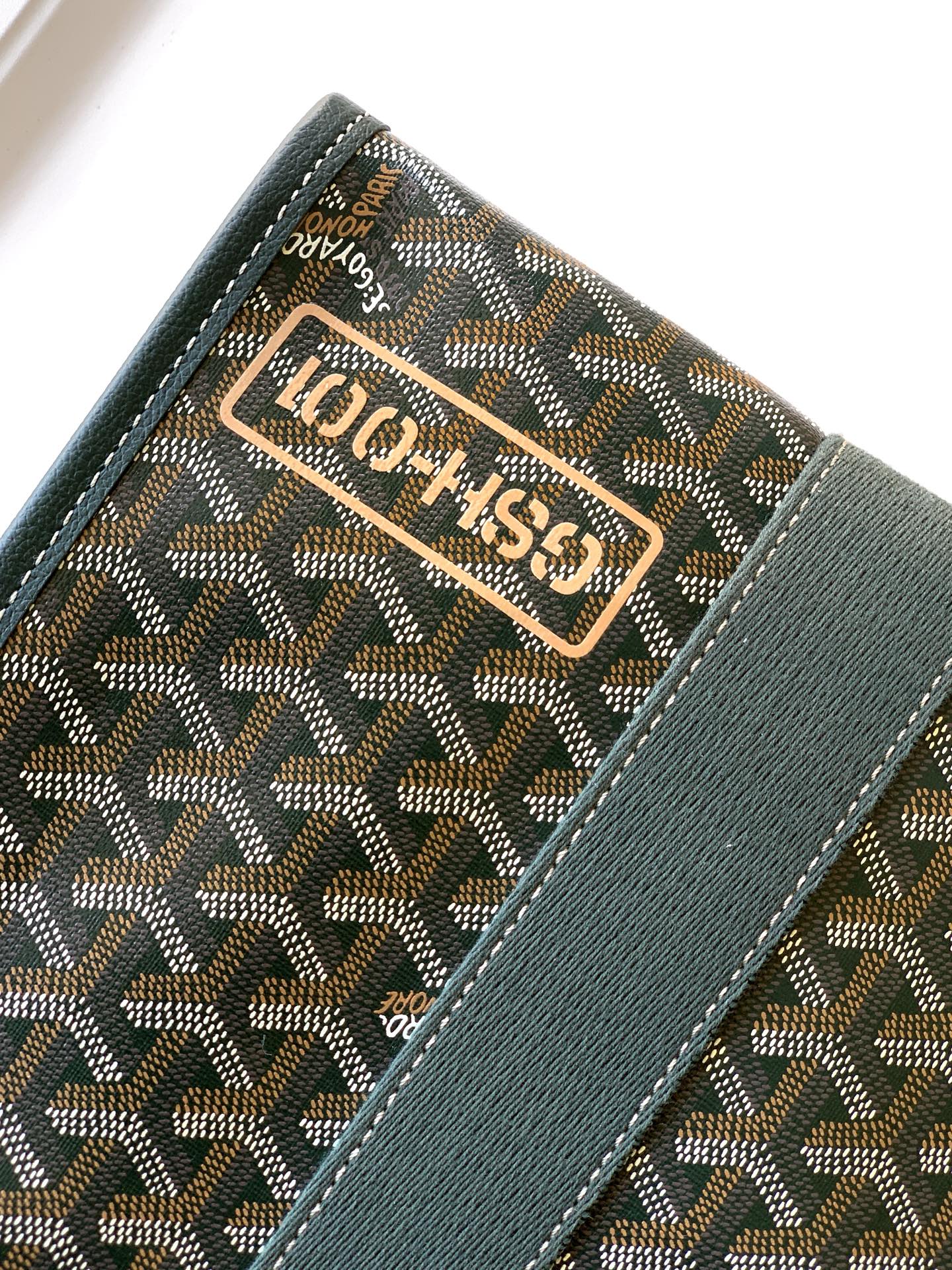 Goyard Tote Bag Canvas Green M-l