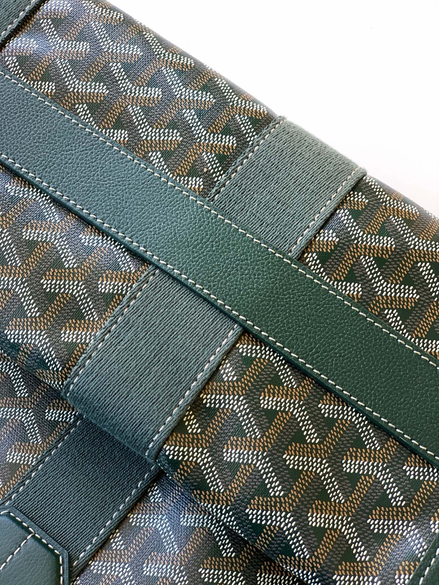 Goyard Tote Bag Canvas Green M-l