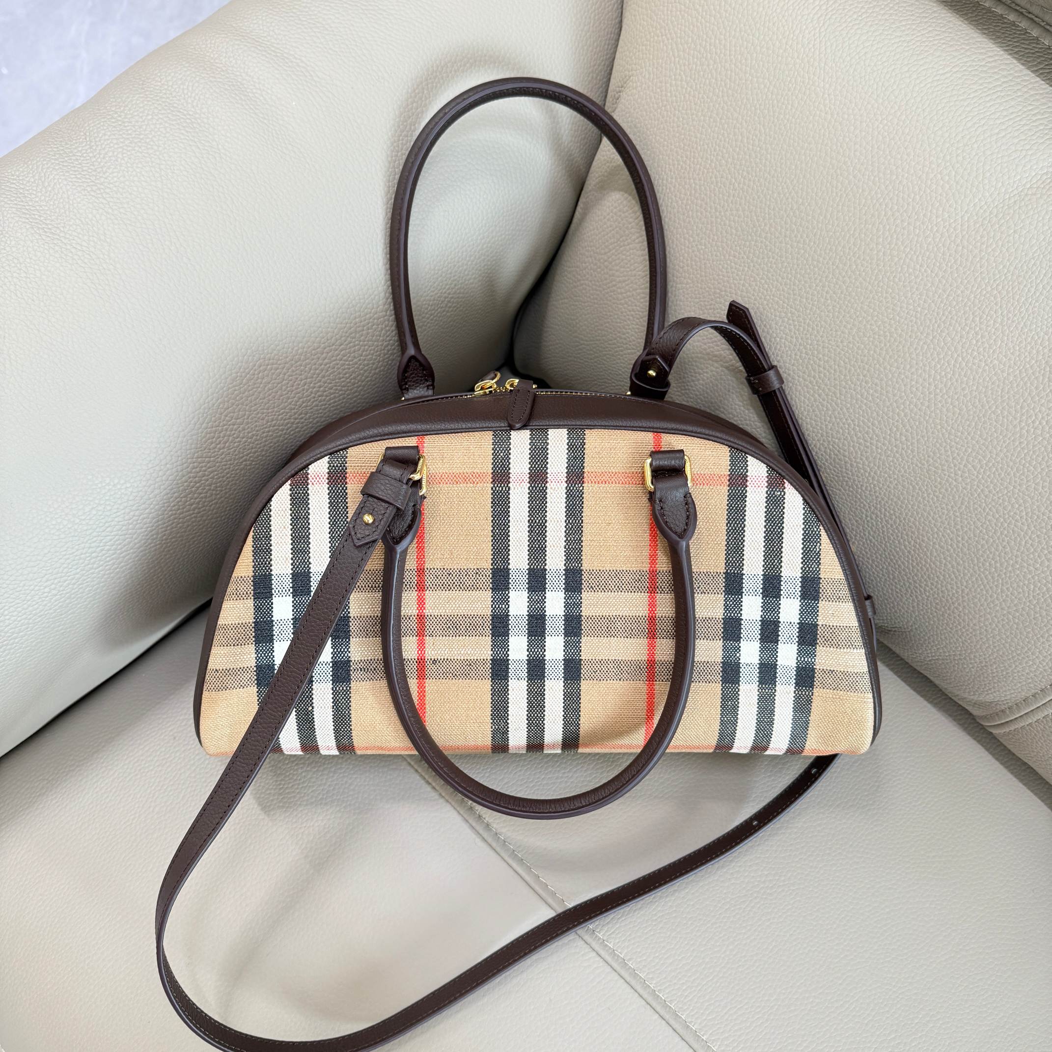 Burberry Backpack Cow Leather 17cm-l-s