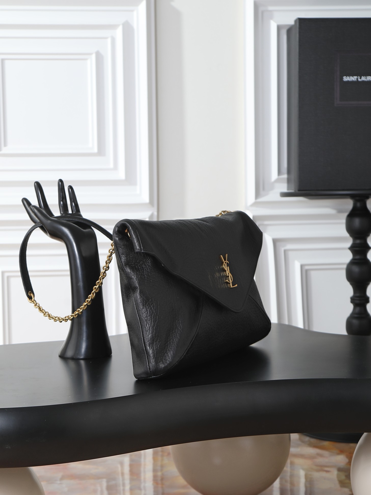 Clutch Bag Sheepskin M-l