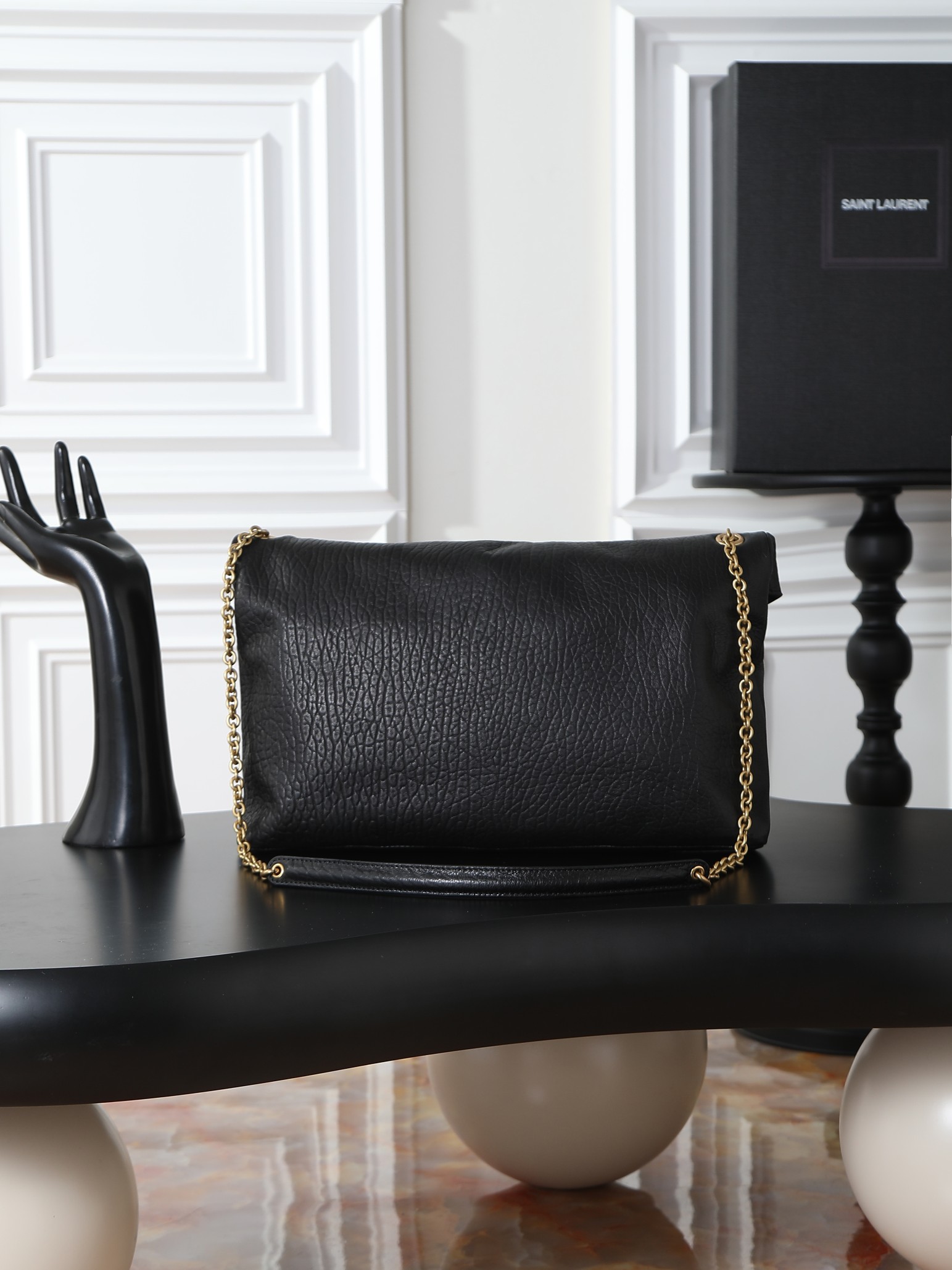Clutch Bag Sheepskin M-l